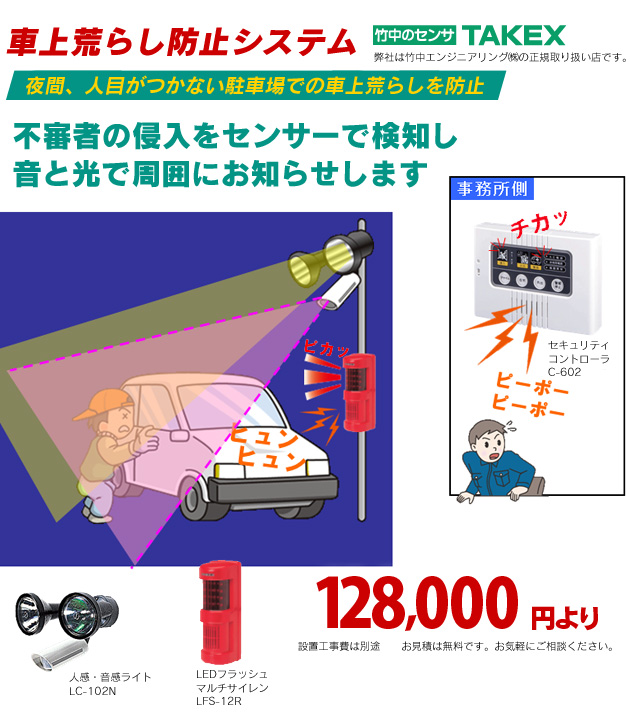 室内への侵入者をパッシブセンサーで検知